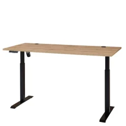Wohnen Höhenverstellbarer Schreibtisch elektrisch - Emly