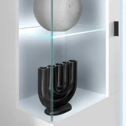 Wohnen Highboard & TV Board & Wandboard mit LED - Tirol (dreiteilig)