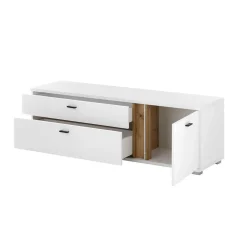 Wohnen Highboard & TV Lowboard & Wandboard Set - Racelyn (dreiteilig)