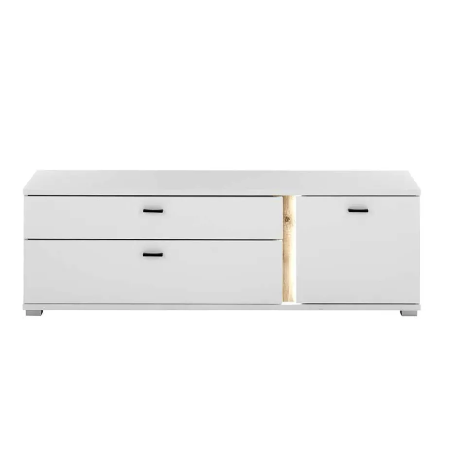 Wohnen Highboard & TV Lowboard & Wandboard Set - Racelyn (dreiteilig)