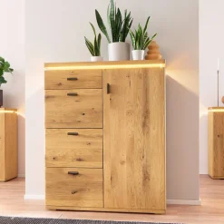 Highboard aus Balkeneiche Massivholz - Robats^Wohnen