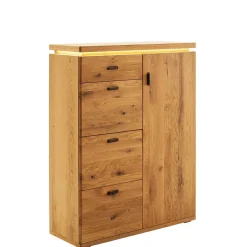 Highboard aus Balkeneiche Massivholz - Robats^Wohnen