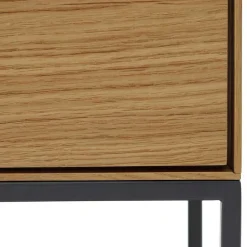 Wohnen Highboard in Eichefarben und Anthrazit - Utperio