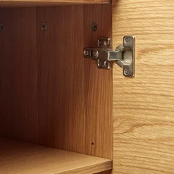 Wohnen Highboard in Eichefarben und Anthrazit - Utperio