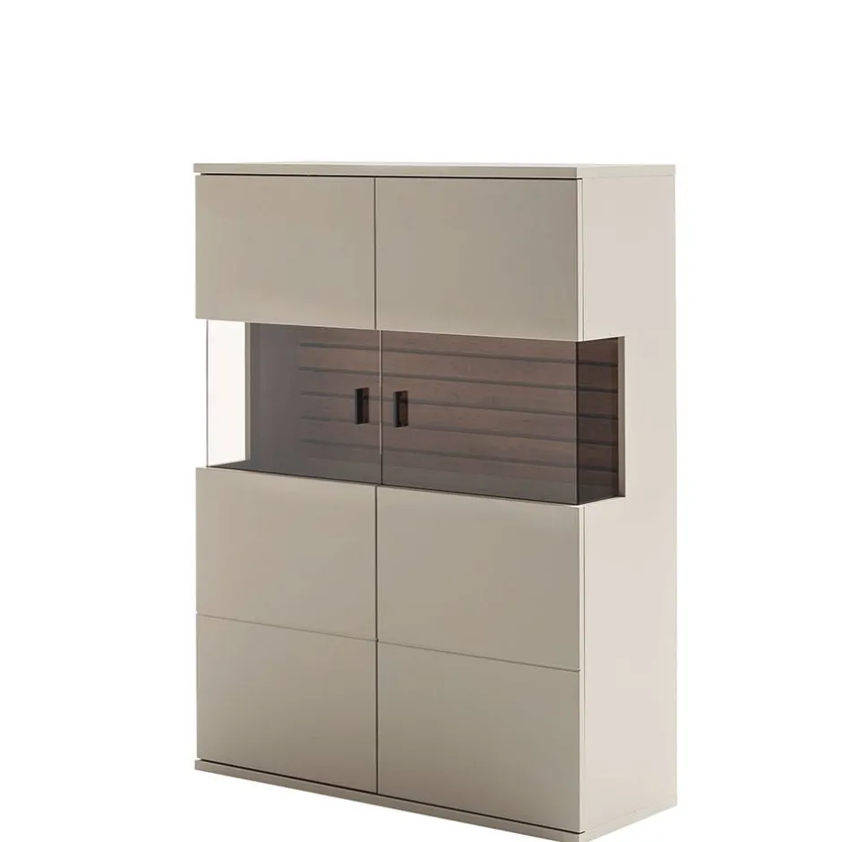 Wohnen Highboard in Grau - Teorina