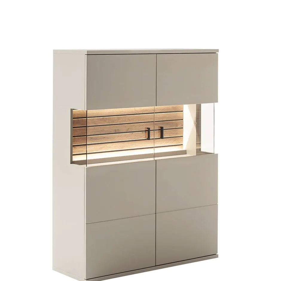 Wohnen Highboard in Grau - Teorina