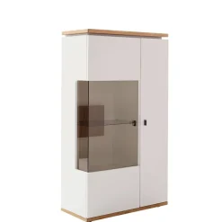 Highboard in Soft White und Wildeiche - Yordyn^Wohnen New