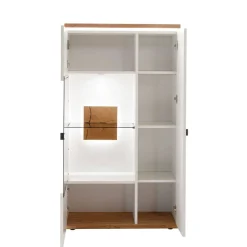 Highboard in Soft White und Wildeiche - Yordyn^Wohnen New