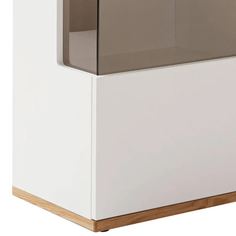Highboard in Soft White und Wildeiche - Yordyn^Wohnen New