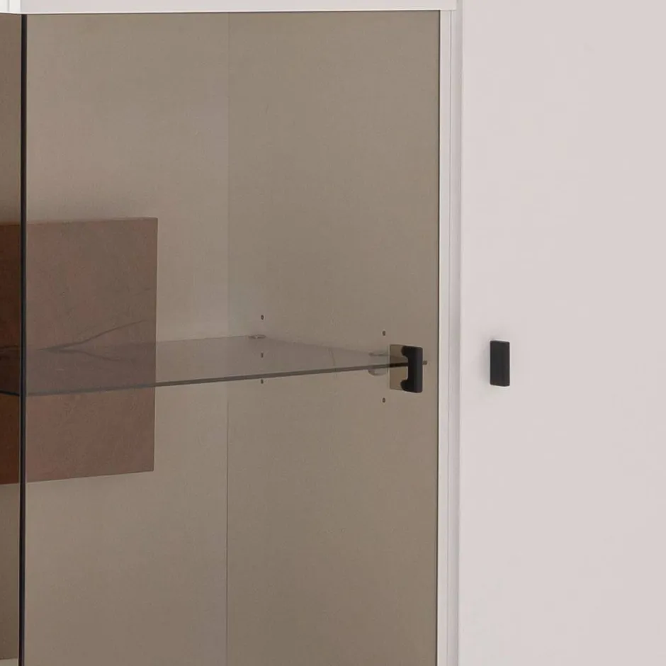 Highboard in Soft White und Wildeiche - Yordyn^Wohnen New