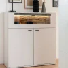Wohnen Highboard mit Glas Klappe & zwei Türen - Apulco