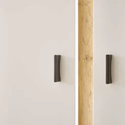 Wohnen Highboard mit Glas und Licht modern - Racelyn