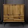 Wohnen Highboard mit vier Schubladen & zwei Türen - Casarius