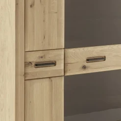 Highboard Vitrine in Asteiche Hell - Jevedaz^Wohnen Online