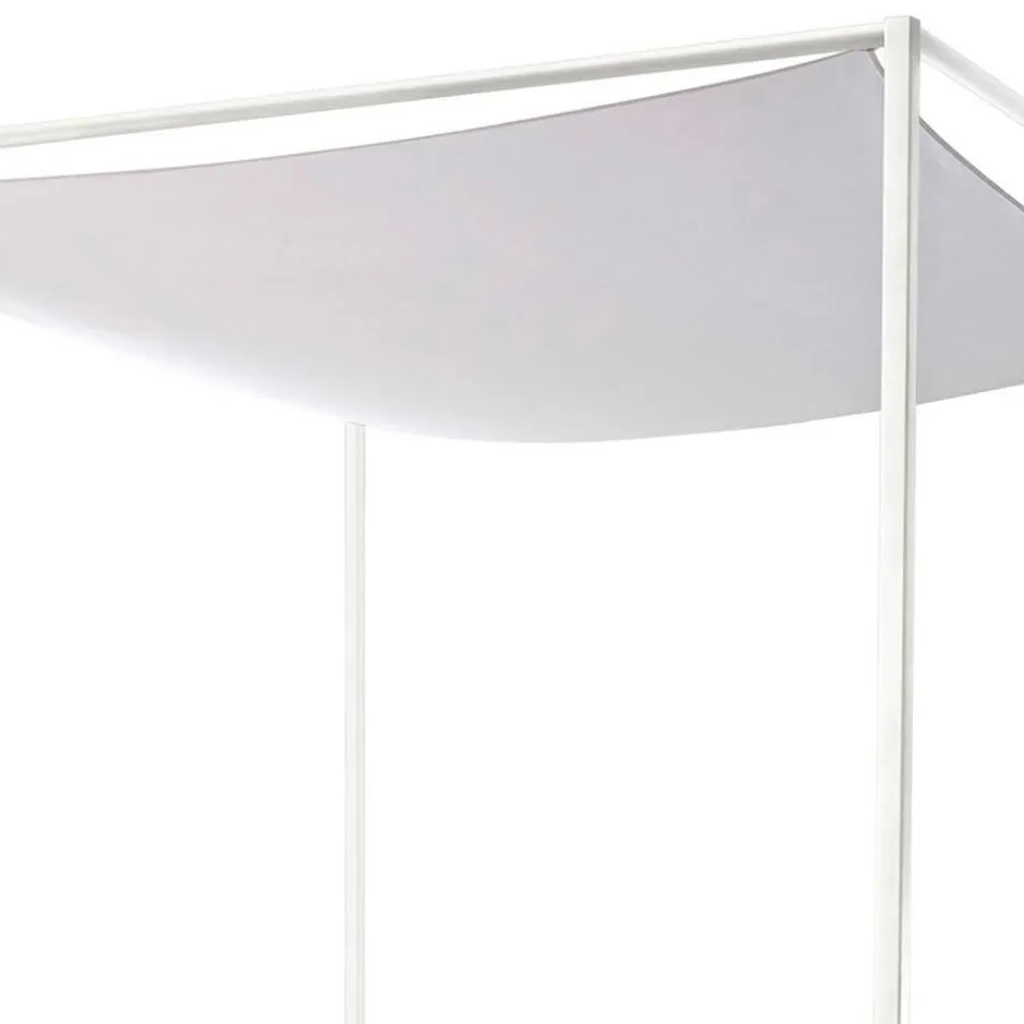 Wohnen Himmelbett aus Kernesche und Eisen - Capella