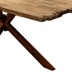 Hingucker Esstisch aus rustikalem Recyclingholz - Nadeles^Wohnen Outlet