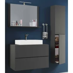 Wohnen Hänge-Badezimmermöbel modern - Luzern (dreiteilig)