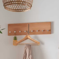 Hängegarderobe aus Buche Massivholz und Metall - Shimousa^Wohnen Best