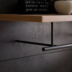 Hängegarderobe in Dunkelgrau und Wildeiche - Carry^Wohnen Hot