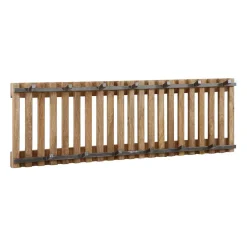 Wohnen Hängegarderobe in Mangoholz Sandfarben - Imparacta