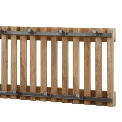 Wohnen Hängegarderobe in Mangoholz Sandfarben - Imparacta