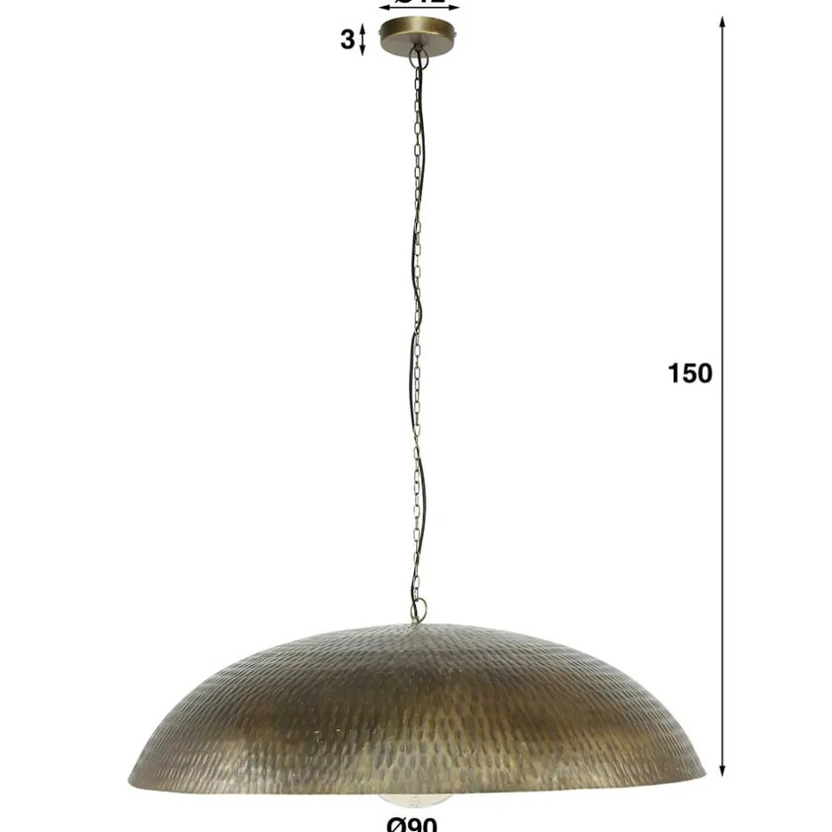 Wohnen Hängelampe mit 90 cm Durchmesser - Halling