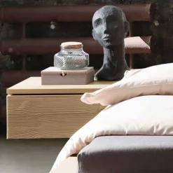 Wohnen Hänge-Nachtkonsole aus Kiefer Massivholz - Vilantinos