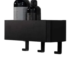 Hängende Ablage mit drei Haken aus Stahl - Lejavra^Wohnen Discount