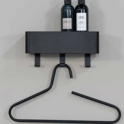 Hängende Ablage mit drei Haken aus Stahl - Lejavra^Wohnen Discount