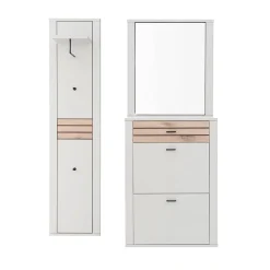 Wohnen Hängende Dielenmöbel im Set - Ballina (dreiteilig)