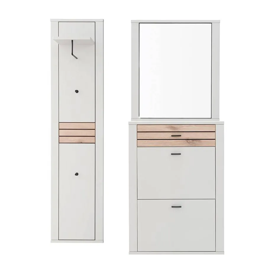 Wohnen Hängende Dielenmöbel im Set - Ballina (dreiteilig)