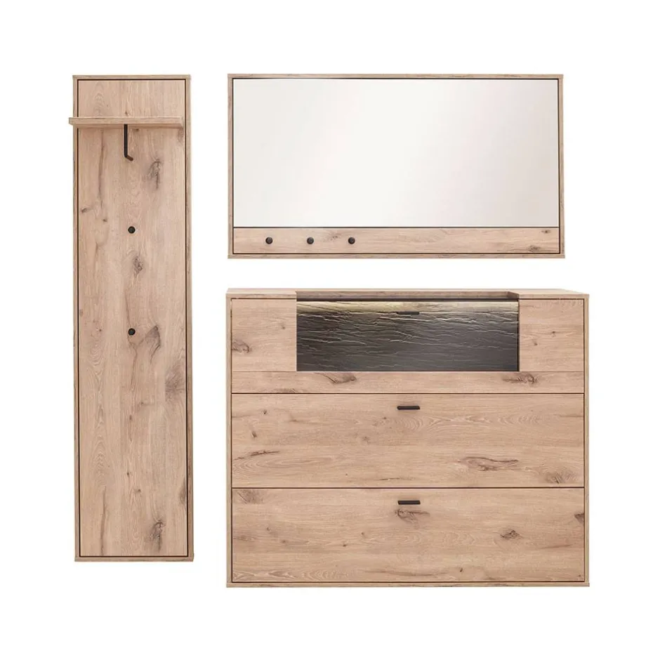 Hängende Dielenmöbel im Set - Vapposia (dreiteilig)^Wohnen Best