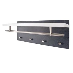 Hängende Garderobe Anin in Weiß Grau^Wohnen Clearance