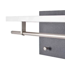Hängende Garderobe Anin in Weiß Grau^Wohnen Clearance
