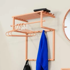 Wohnen Hängende Garderobe in Terracotta - Onesty