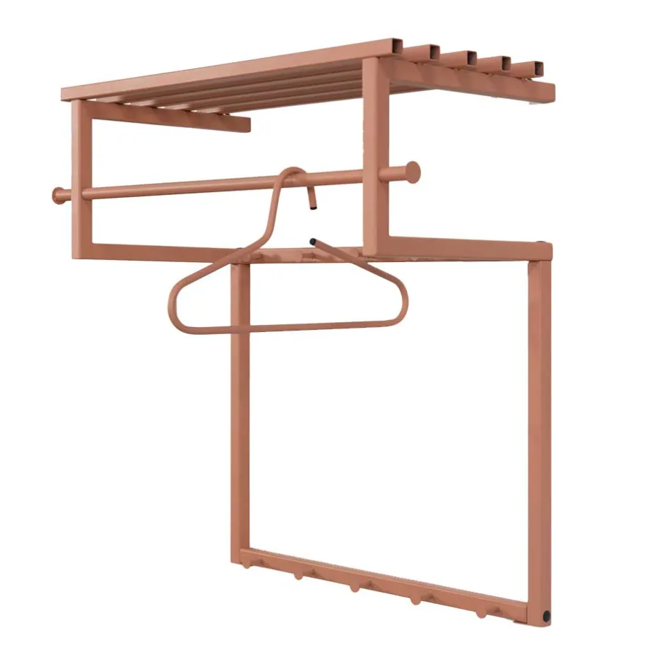 Wohnen Hängende Garderobe in Terracotta - Onesty