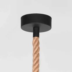 Wohnen Hängende Industrial Lampe in Schwarz Metall - Rock