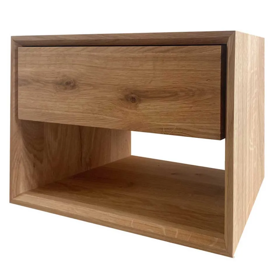 Wohnen Hängende Nachtkommode mit Fach - Mazira