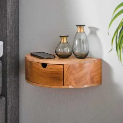 Hängende Nachtkonsole halbrund - Lessia^Wohnen Online