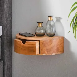 Hängende Nachtkonsole halbrund - Lessia^Wohnen Online