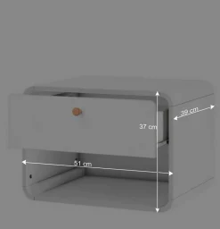 Hängende Nachtkonsole im Scandi Chic - Kolreva^Wohnen Clearance