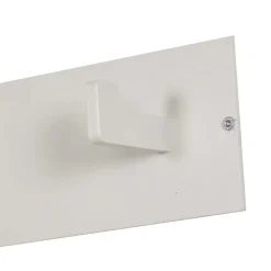 Hängende Stahlgarderobe in Weiß - Cantabria^Wohnen Discount