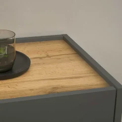 Wohnen Hängende TV Anbauwand Möbelset - Ahilav (vierteilig)