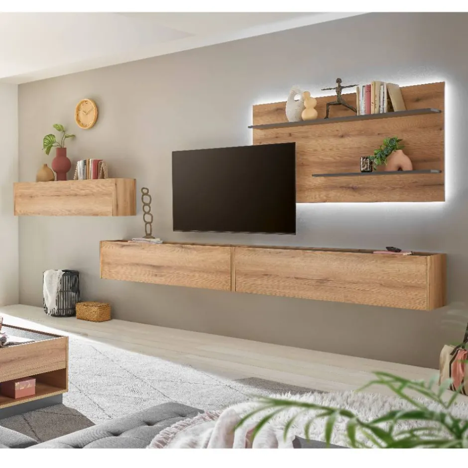 Hängende Wohnwand modern - Colomania (vierteilig)^Wohnen Sale