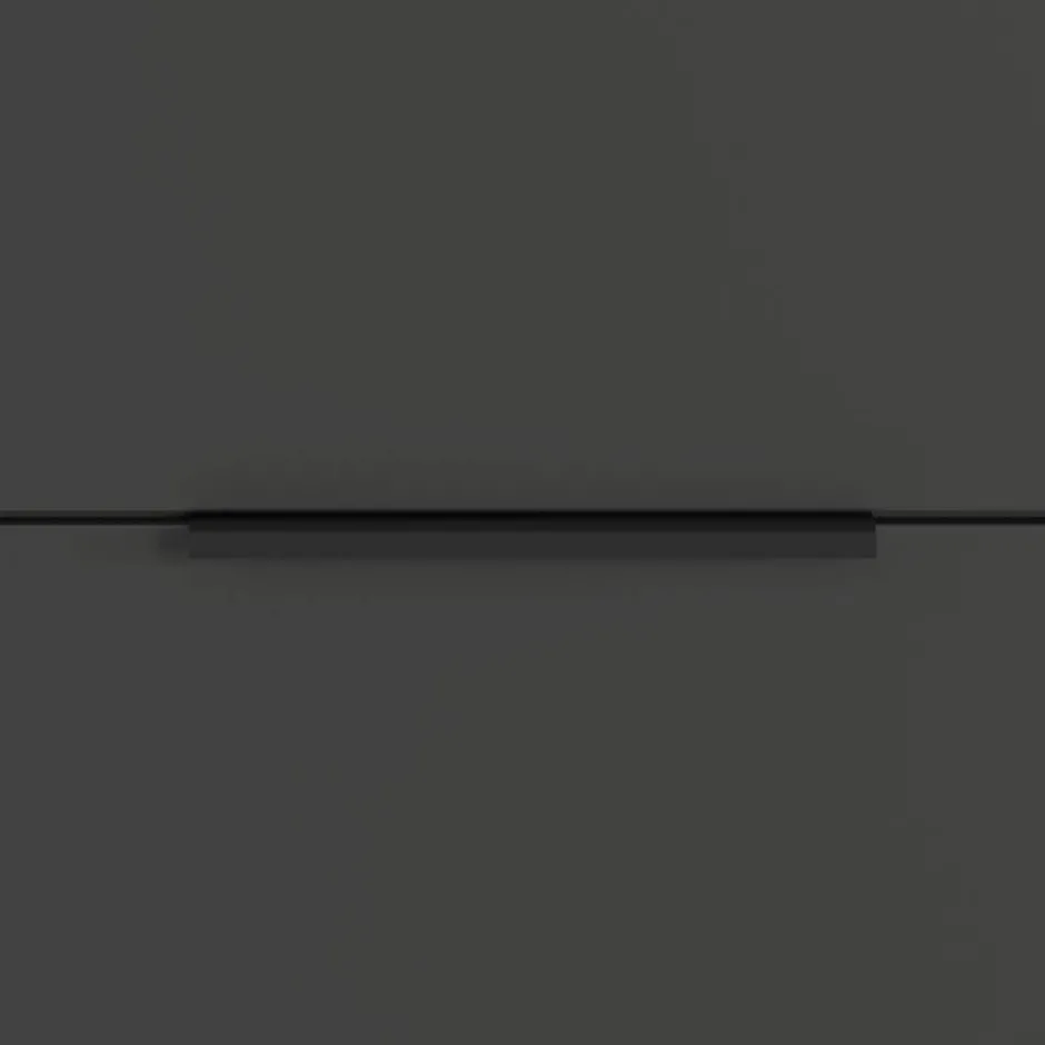 Wohnen Hängender Bad-Waschtisch in Dunkelgrau - Fanito