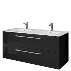 Wohnen Hängender Doppel-Waschplatz Set - Vinkoja (zweiteilig)