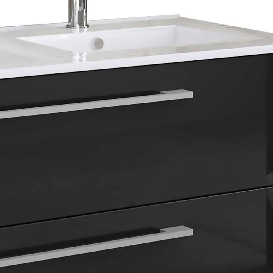 Wohnen Hängender Doppel-Waschplatz Set - Vinkoja (zweiteilig)