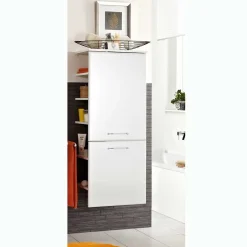 Hängender Midi-Badschrank in Weiß - Estateas^Wohnen Online