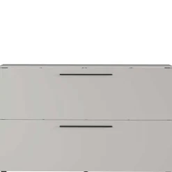 Wohnen Hängender Schuhklappenschrank in Hellgrau - Orica