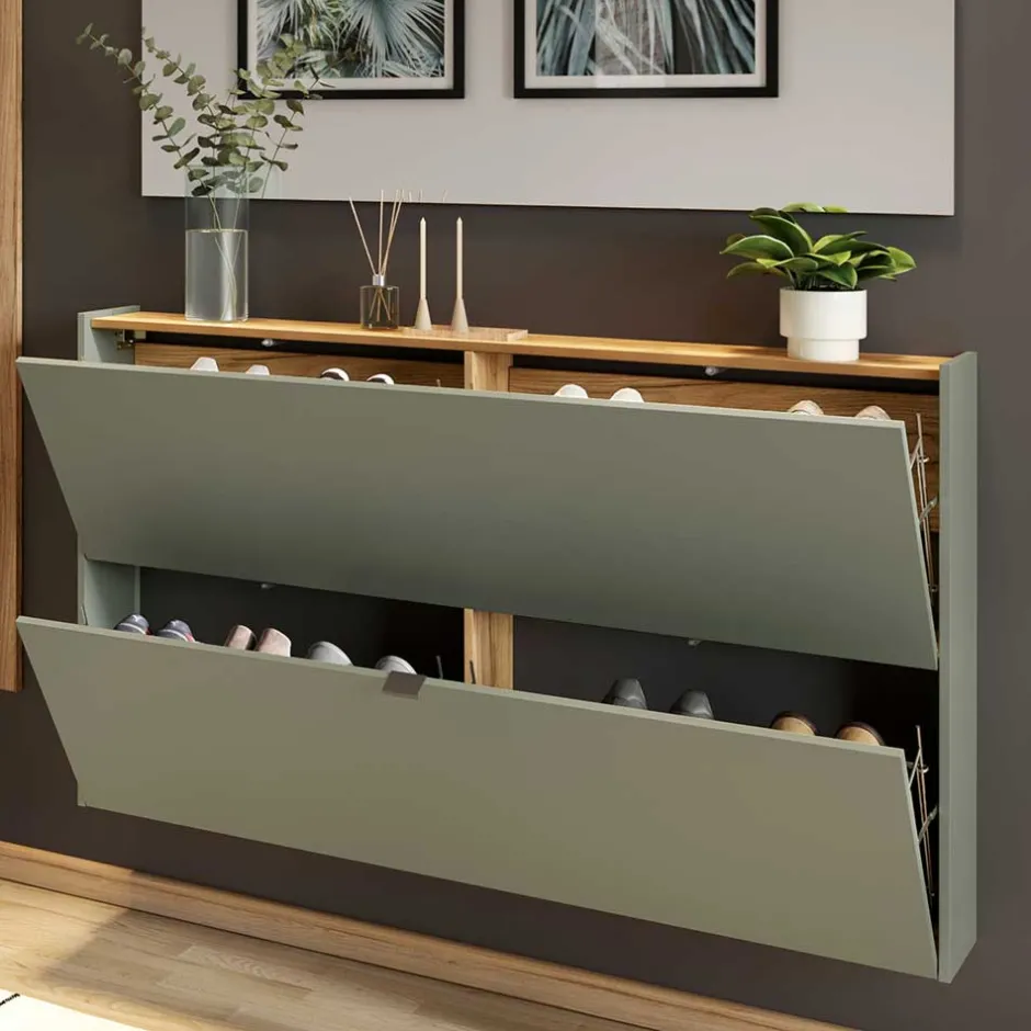 Wohnen Hängender Schuhschrank 140 cm breit - Point